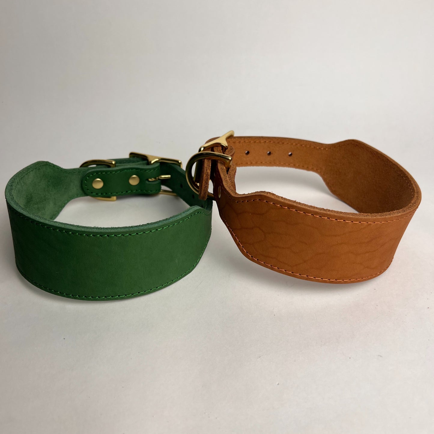 Anti-Pull Greyhound Leather Collar Natural leather soft and skin friendly
