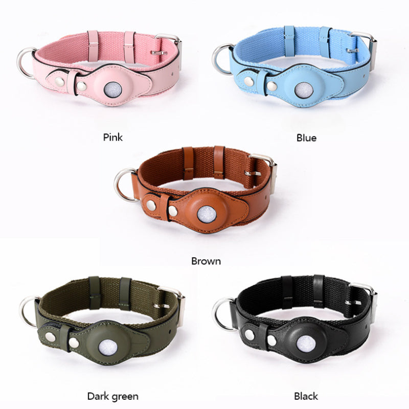 Soft Leather Pet Collar for Medium and Large Dogs