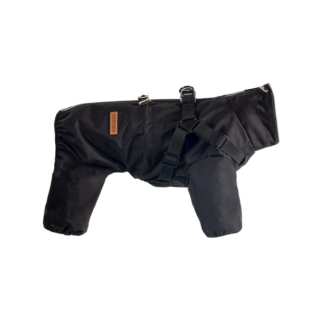 Lightweight dog raincoat | Adjustable harness | Waterproof dog jacket | Reflective at night | Fits all sizes of dogs S-6XL