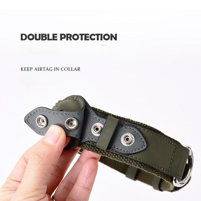 Soft Leather Pet Collar for Medium and Large Dogs