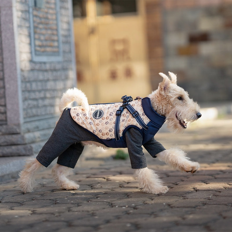 Winter cotton coatdog jackettraction jacket for small and medium-sized dogs
