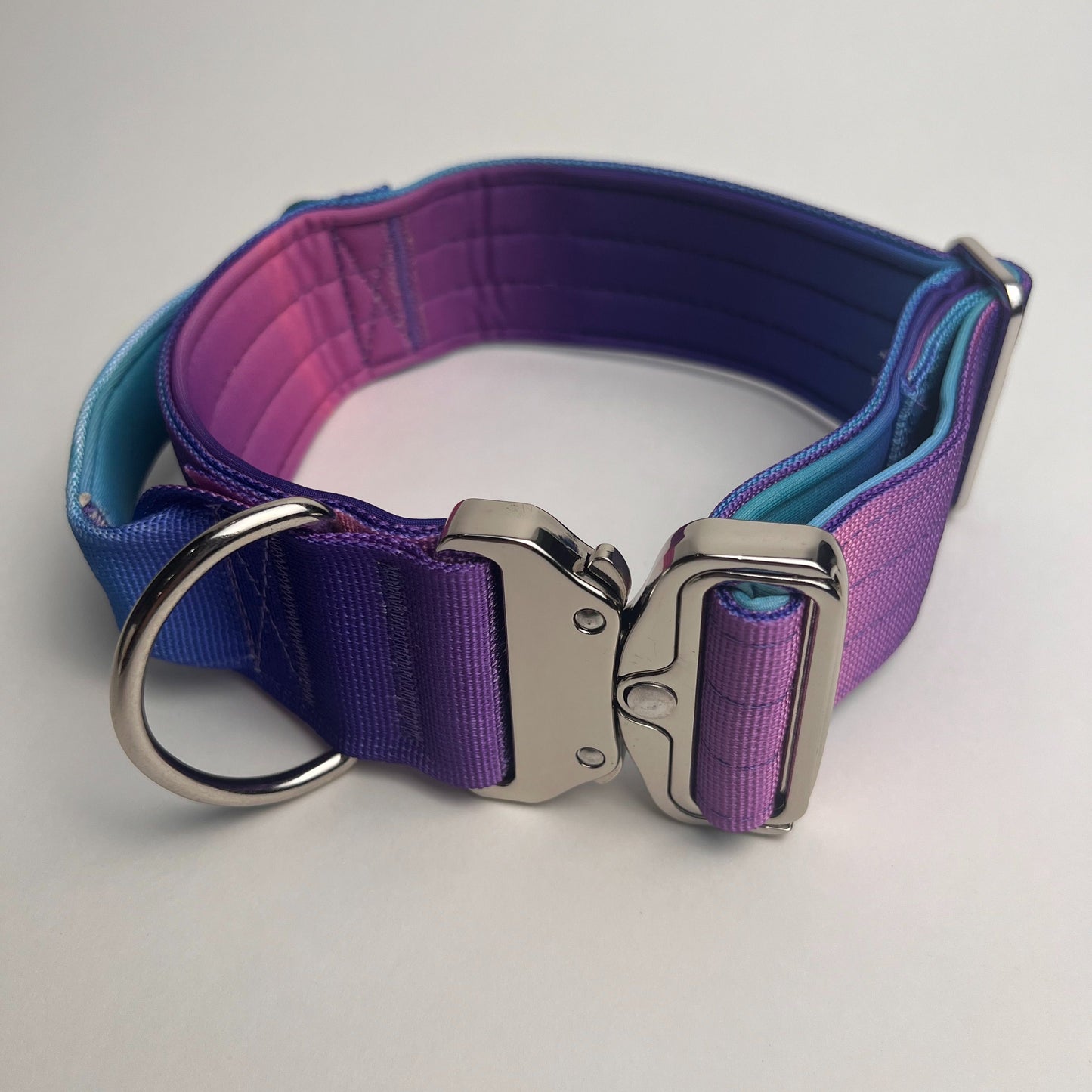 Gradient Tactical Dog Collar Leash Set Suitable for Medium and Large Dogs High Strength Nylon + Neoprene Design Width 5cm