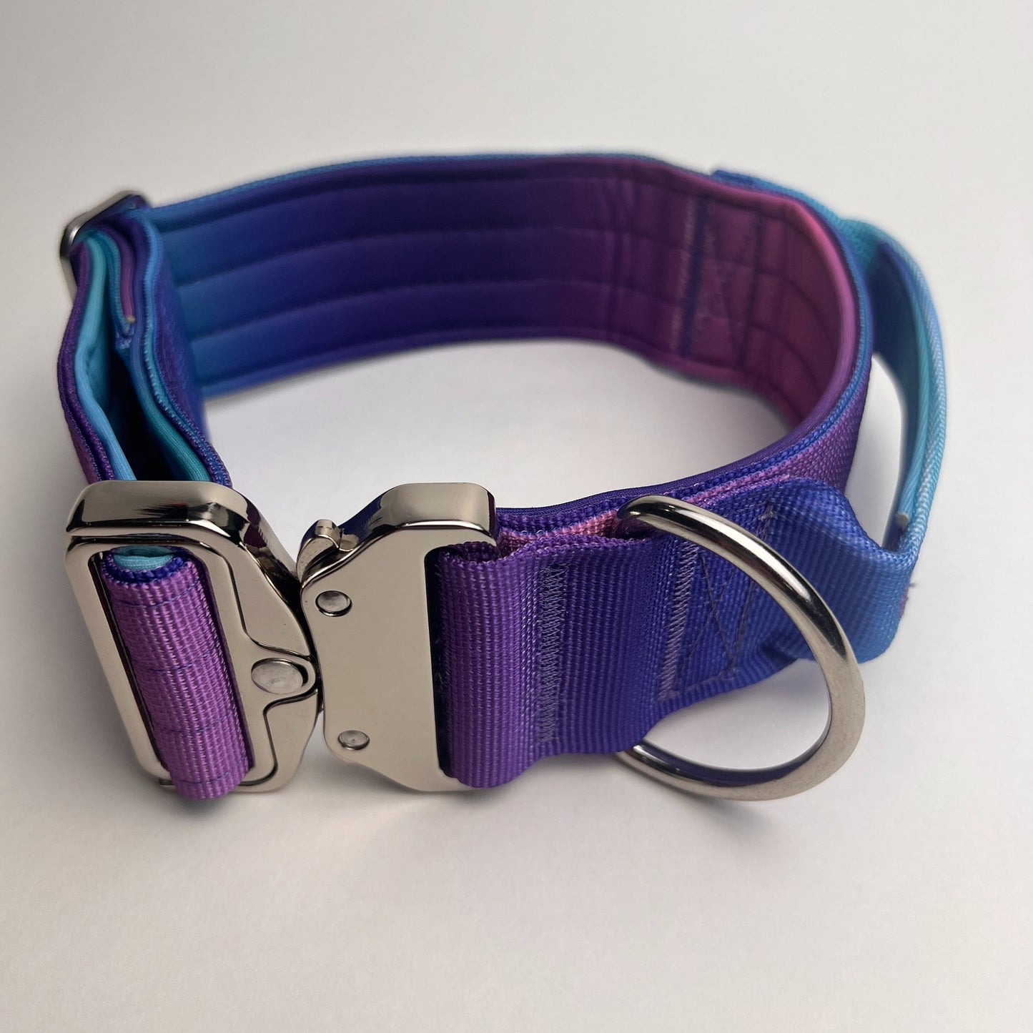 Gradient Tactical Dog Collar Leash Set Suitable for Medium and Large Dogs High Strength Nylon + Neoprene Design Width 5cm