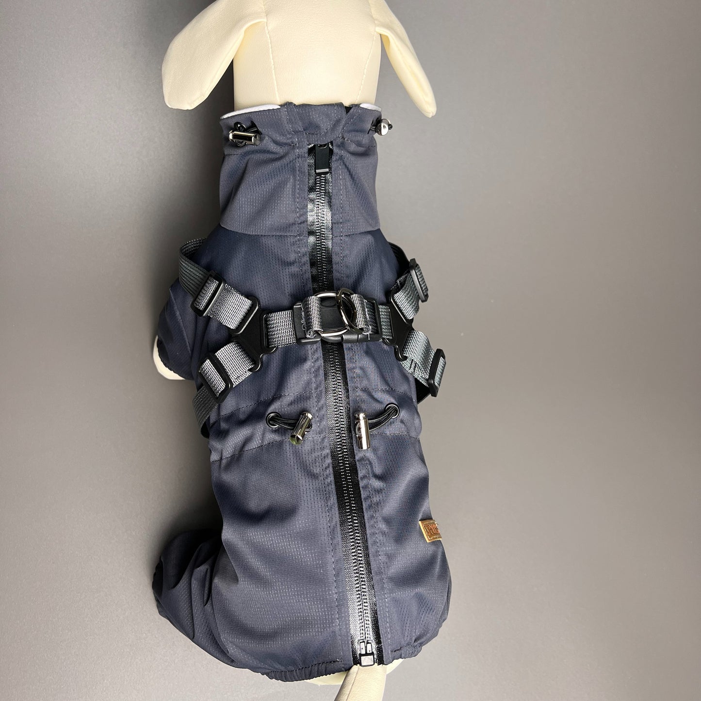 Waterproof dog raincoat | Four-legged chest-back design | Adjustable dog jacket | Reflective at night | All sizes of dogs S-6XL