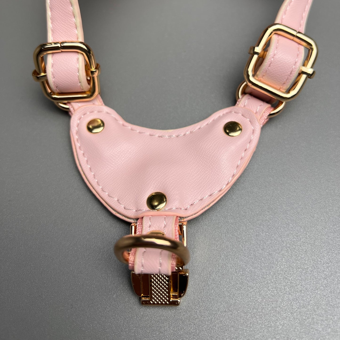 Deluxe Soft Leather Dog Harness and Leash Set - Adjustable, Waterproof and Easy to Clean - Small and Medium Dogs