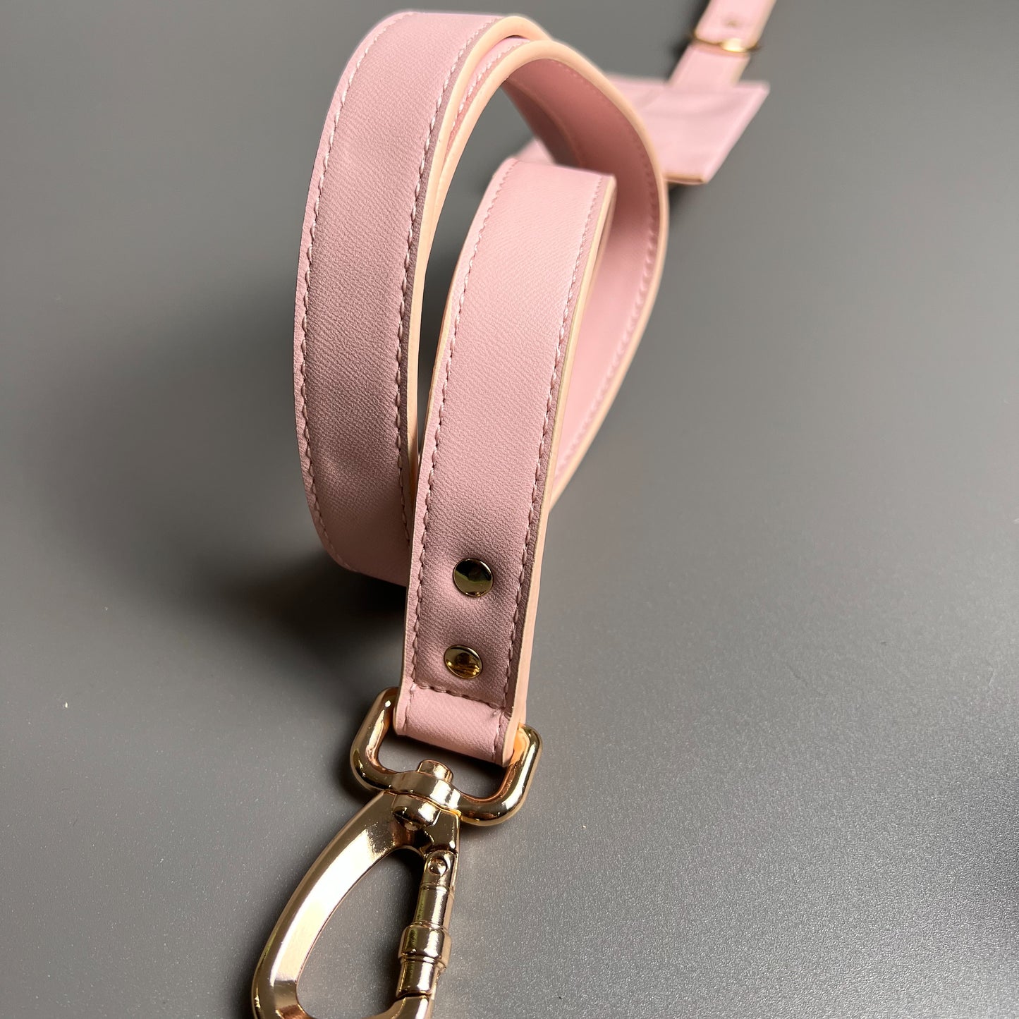 Deluxe Soft Leather Dog Harness and Leash Set - Adjustable, Waterproof and Easy to Clean - Small and Medium Dogs