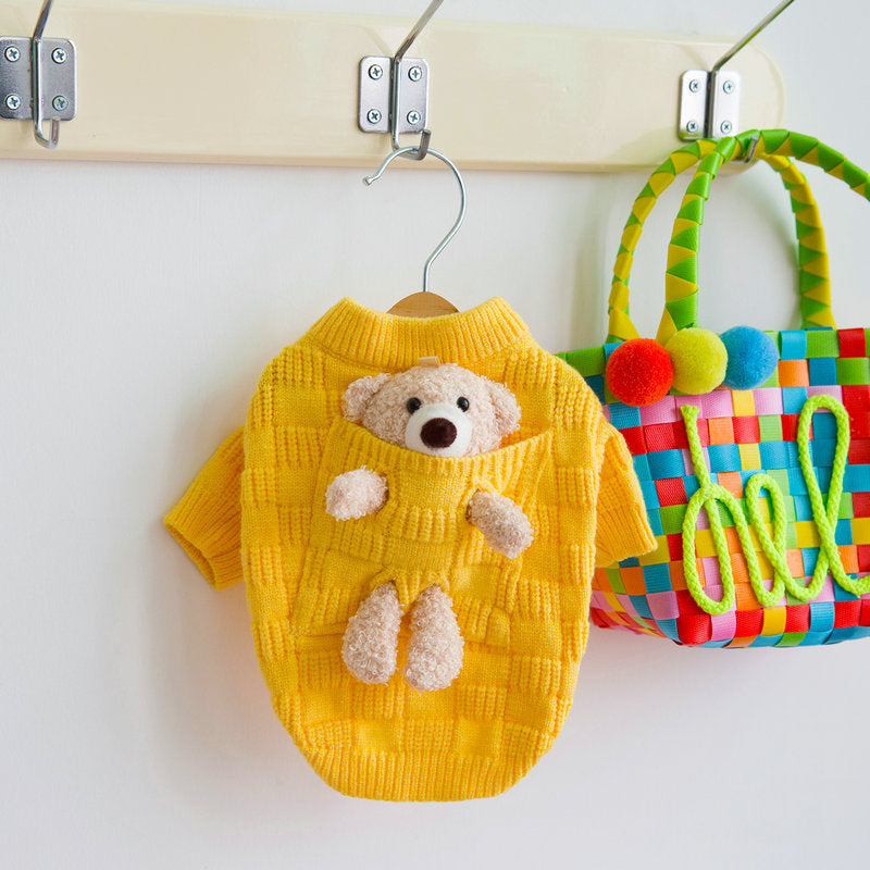 Knitted sweater for small dogs