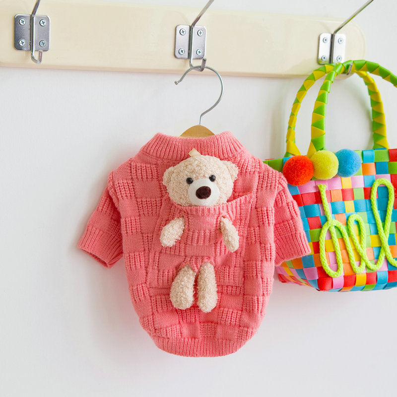Knitted sweater for small dogs