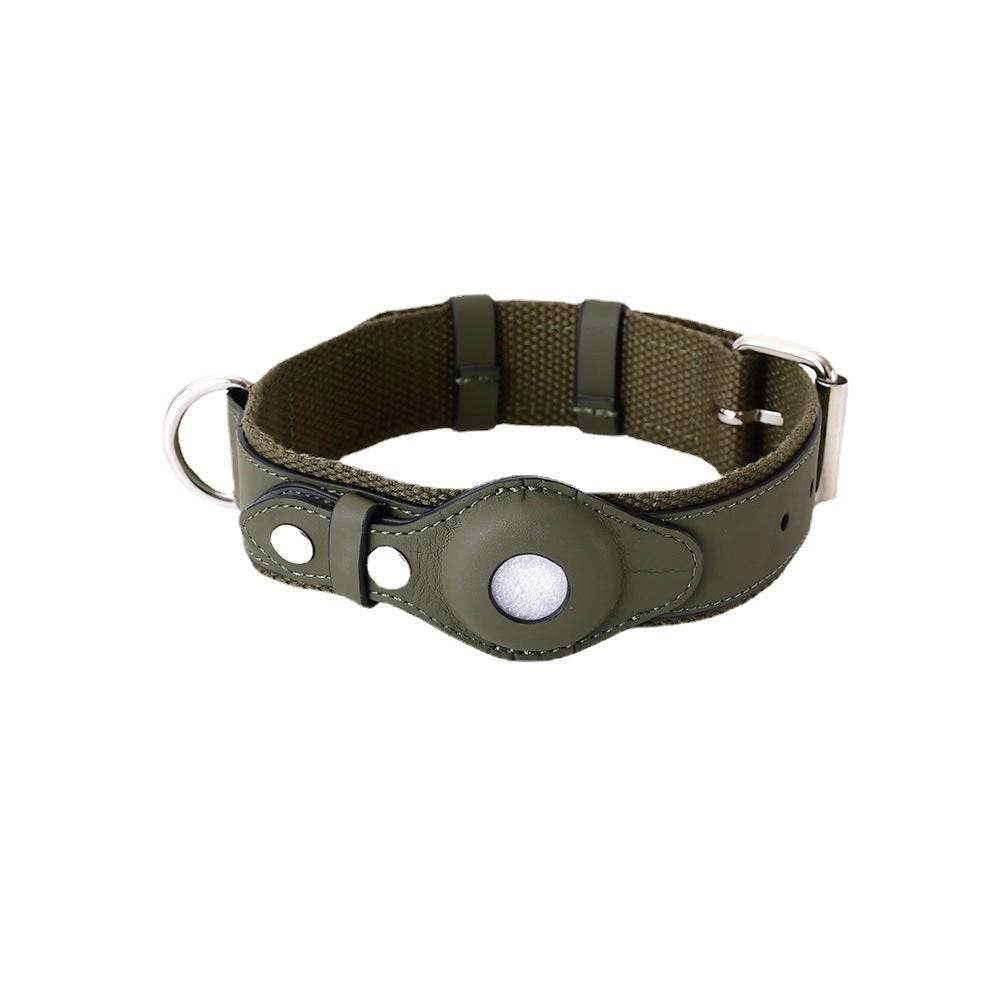 Soft Leather Pet Collar for Medium and Large Dogs