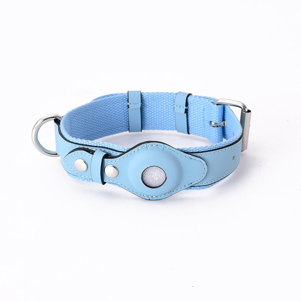 Soft Leather Pet Collar for Medium and Large Dogs