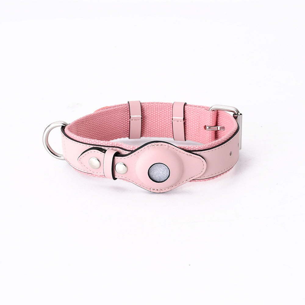 Soft Leather Pet Collar for Medium and Large Dogs