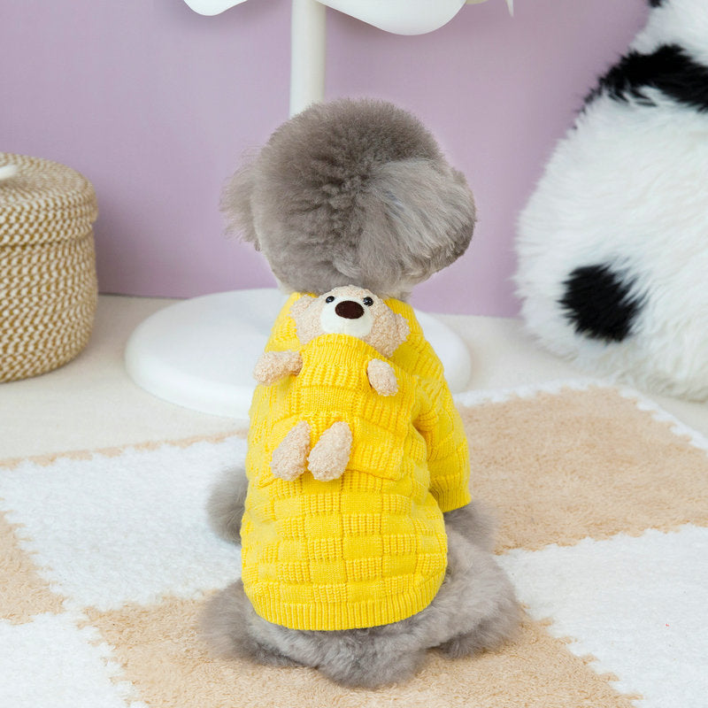 Knitted sweater for small dogs