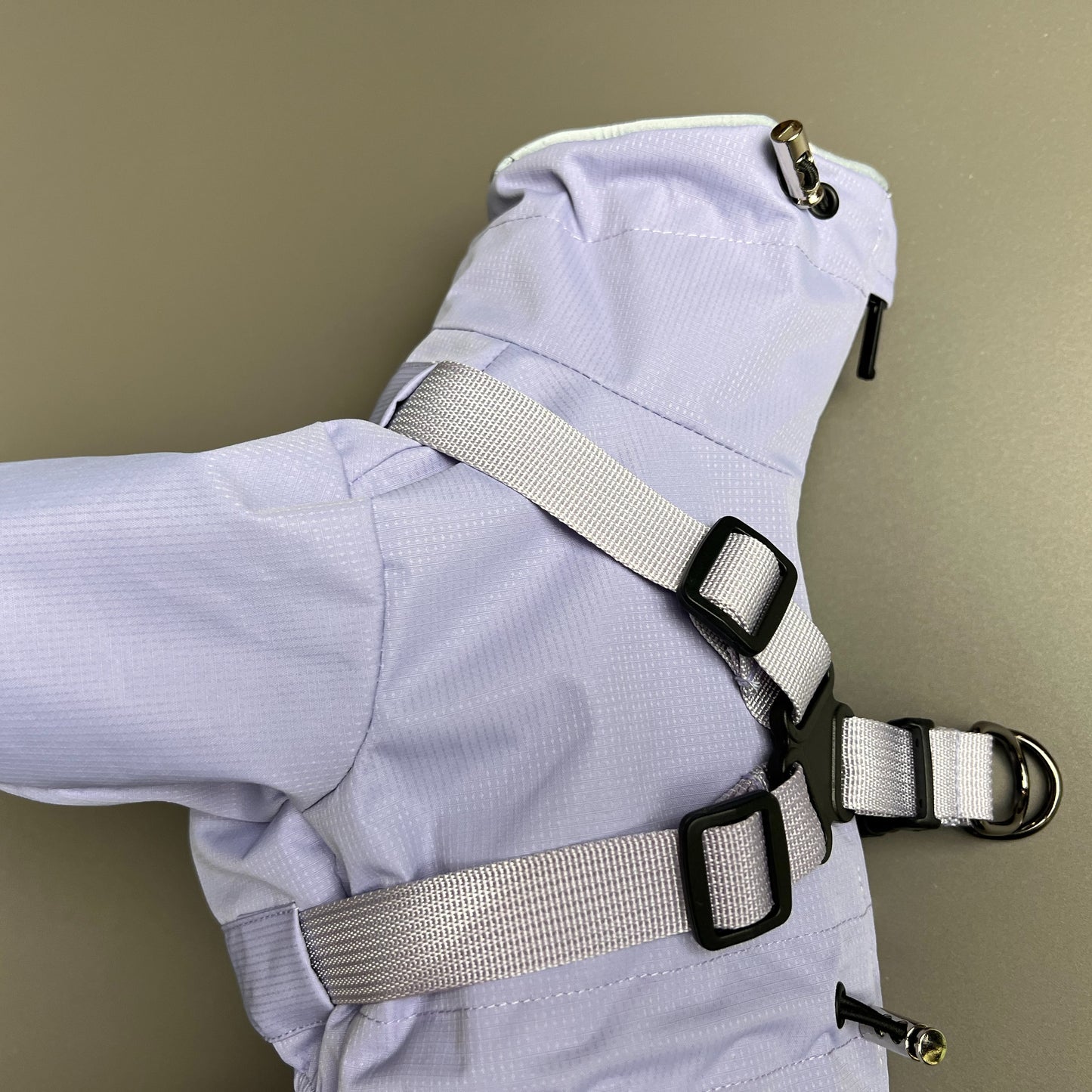 Lightweight dog raincoat | Adjustable harness | Waterproof dog jacket | Reflective at night | Fits all sizes of dogs S-6XL