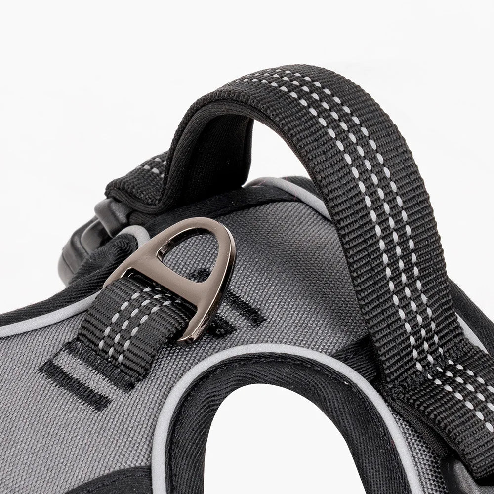No Hood Explosion Proof Dog Chest Harness Adjustable Breathable Vest-Style Leash for Medium Large Dogs Reflective Dog Harness