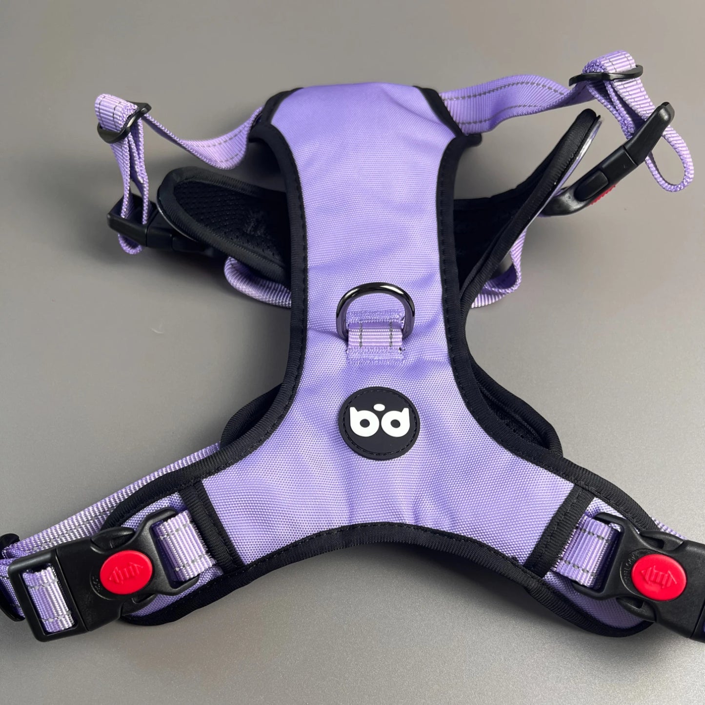 LED Dog Harness with Handle - 6 hours long battery life, waterproof Oxford cloth, stylish dog walking for medium and large dogs