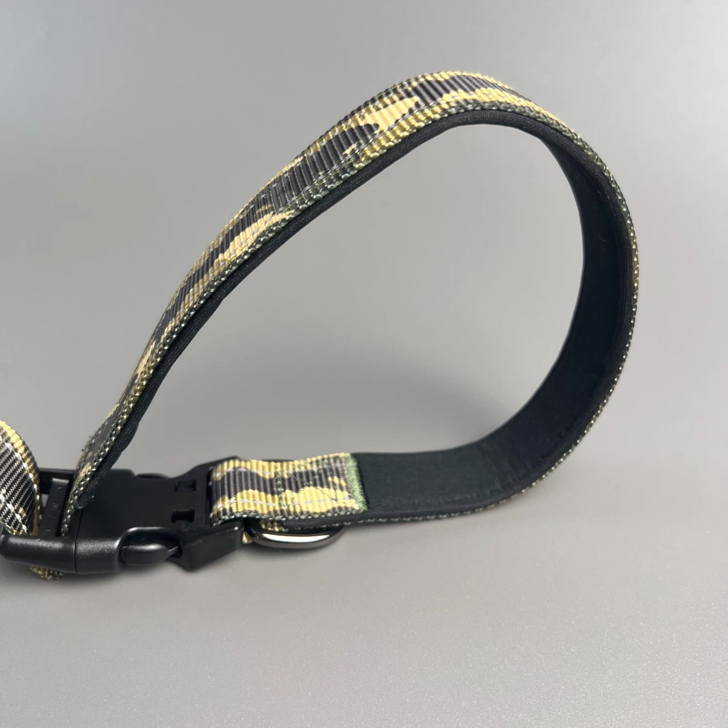 Reflective Dog Harness Leash Set Waterproof Oxford Cloth Army Green Adjustable Vest-Style Dog Collar Convenient Travel