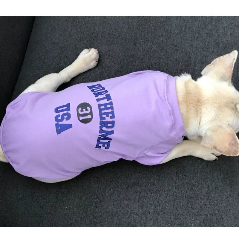 Summer thin pet sweatshirts Pets and owners matching clothing – cute couples clothing, intimate outfits for pets