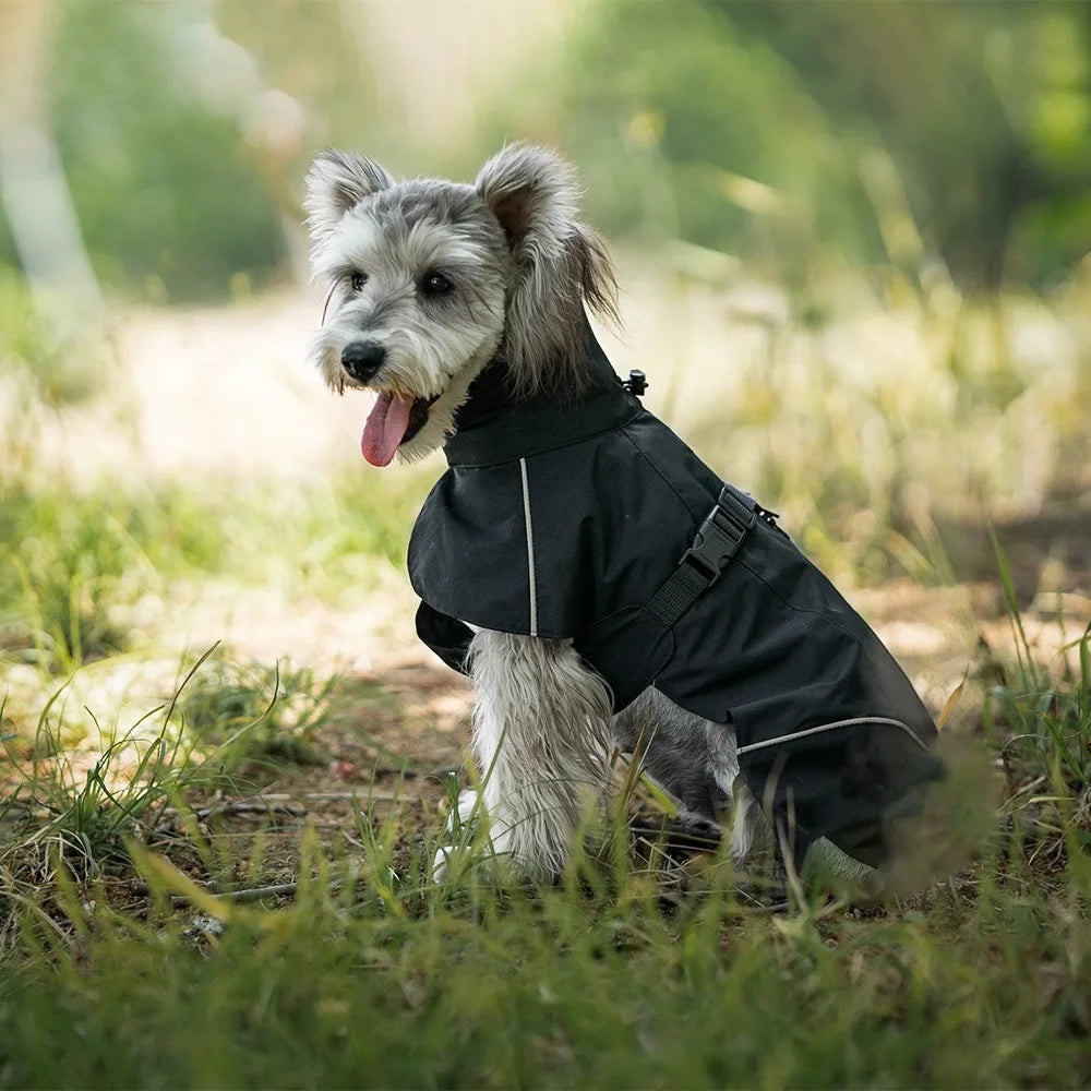 Four Seasons Dog Raincoat Adjustable Waterproof High Quality Waterproof Fabric Suitable for Teddy Bichon Small and Medium Dogs