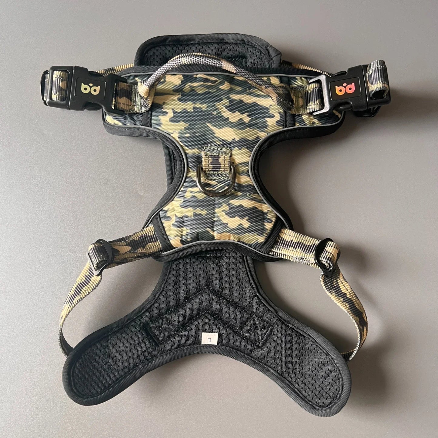 Breathable anti slip dog harness set waterproof Oxford cloth walking dog leash vest style dog collar running stretch rope