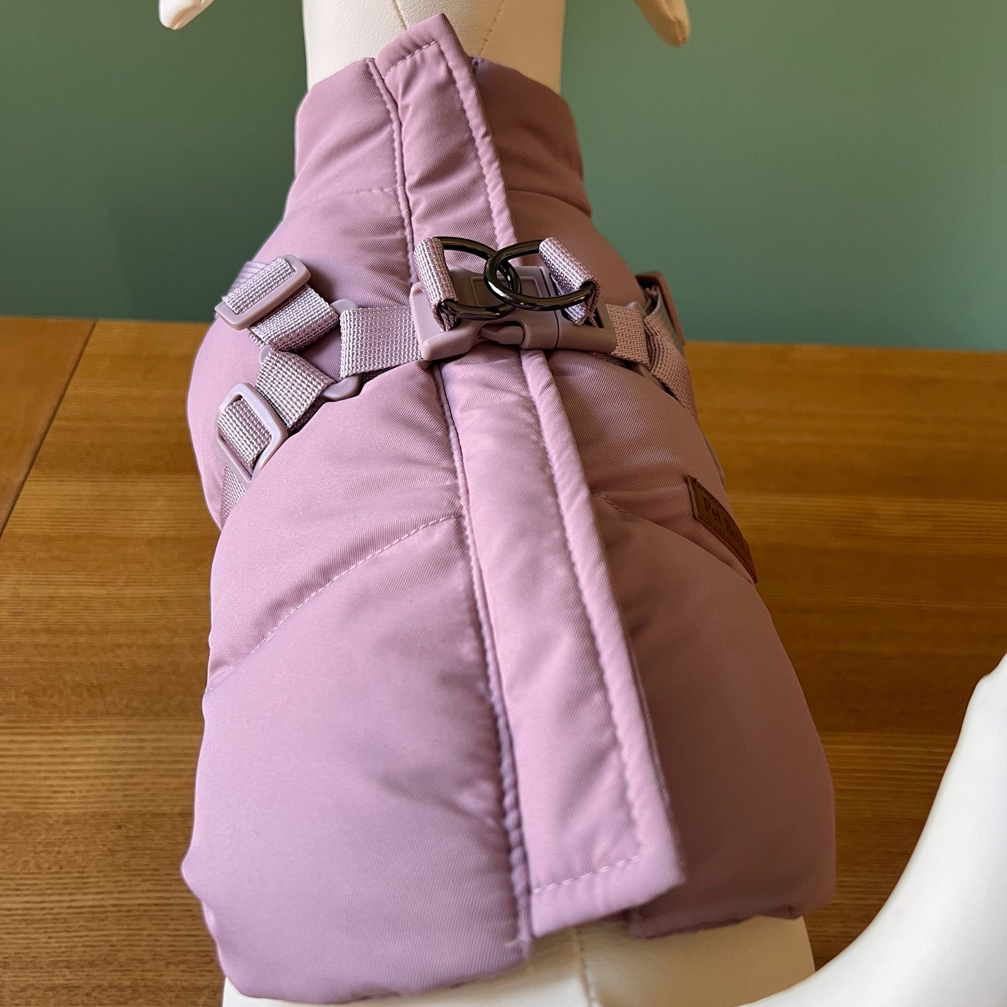 Waterproof dog jacket | Adjustable dog coat | With strap design | Windproof and rainproof pet coat in Morandi color | Suitable for all dogs