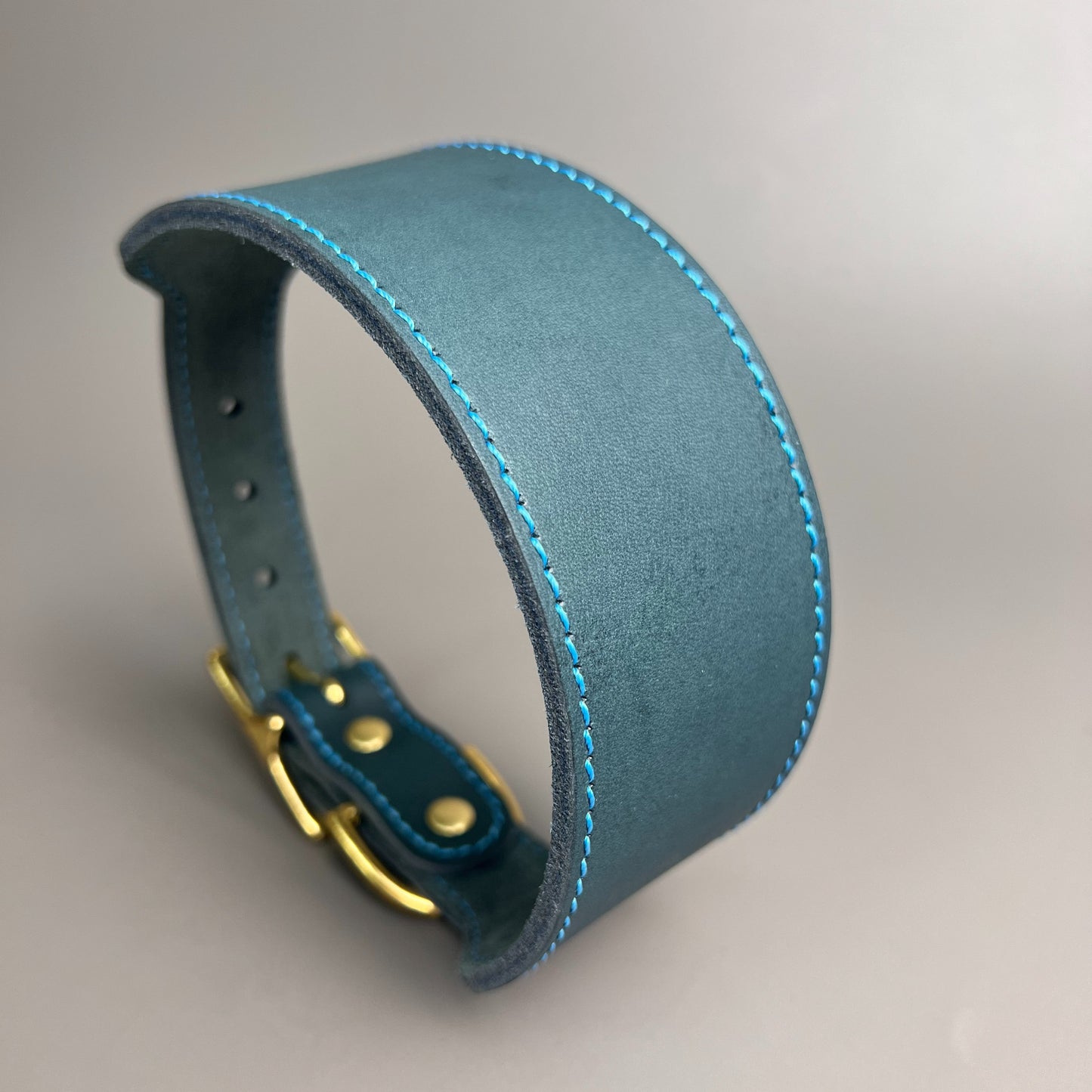 Luxury Leather Martingale Collar – Elegant & Safe for Sighthounds