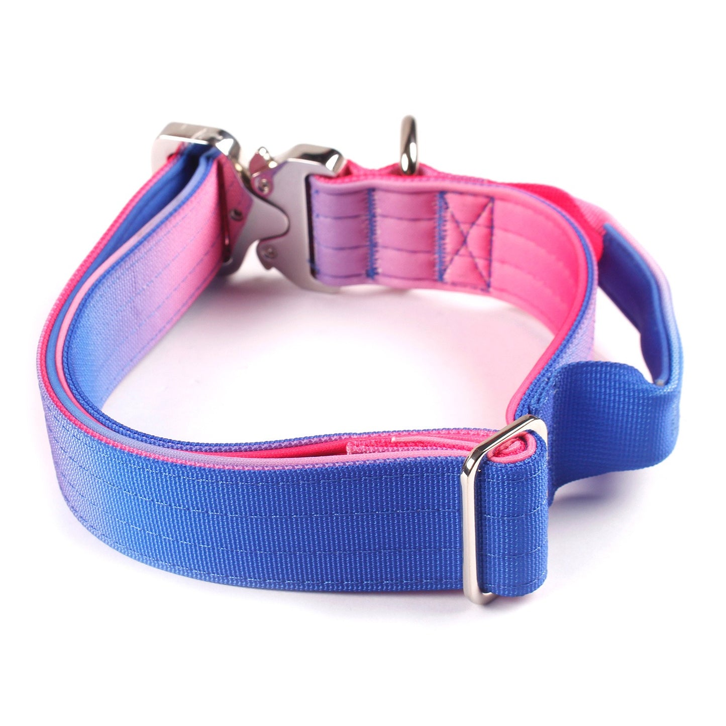 Tactical dog collar and leash set Explosion-proof dog training collar Collar width 5cm Maximum load 400kg Suitable for medium and large dogs