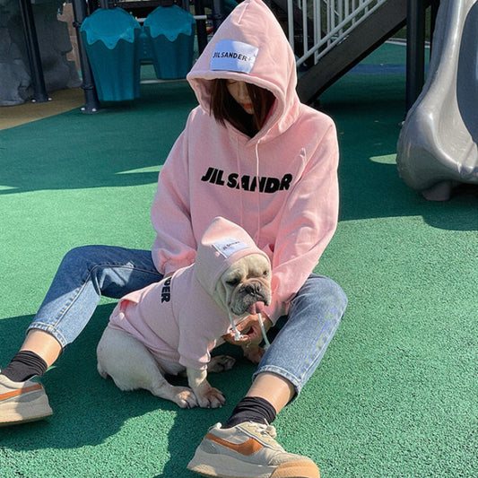 Chien x animal de compagnie cp : sweat-shirt à capuche en peluche adapté