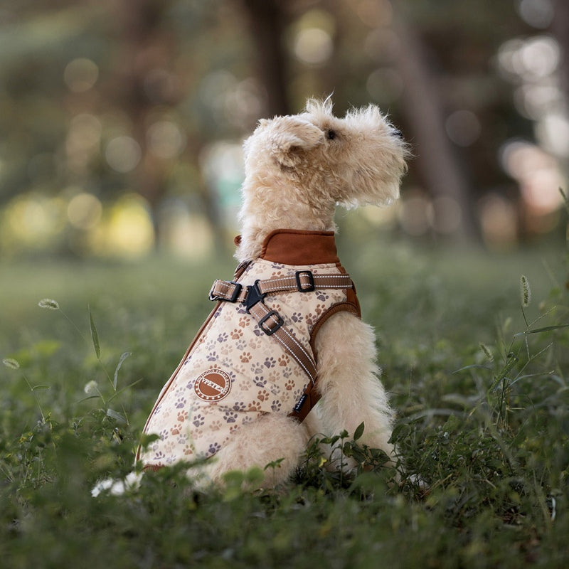 Winter cotton coatdog jackettraction jacket for small and medium-sized dogs