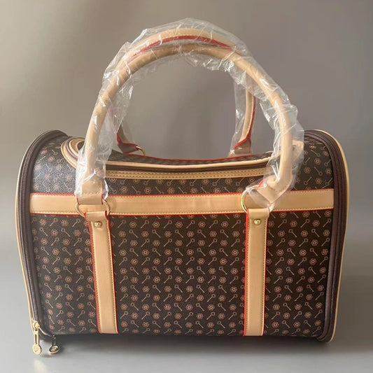 Pet charter car carrying pet bag Multi functional car rear seat dog bag  Breathable PVC for small dogs and cats