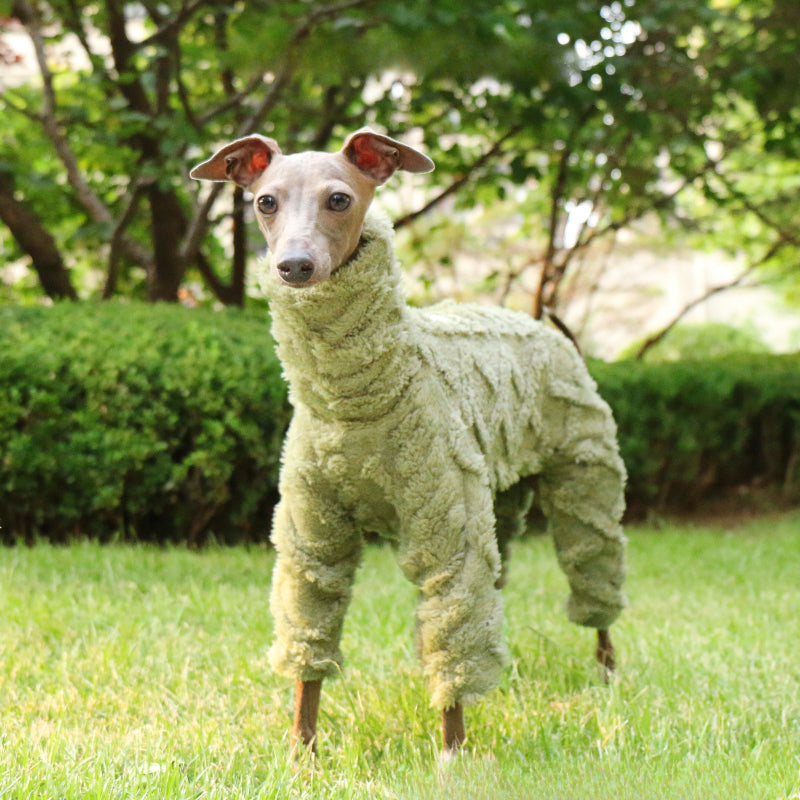 Soft and skin-friendly double-faced fleece dog sweater