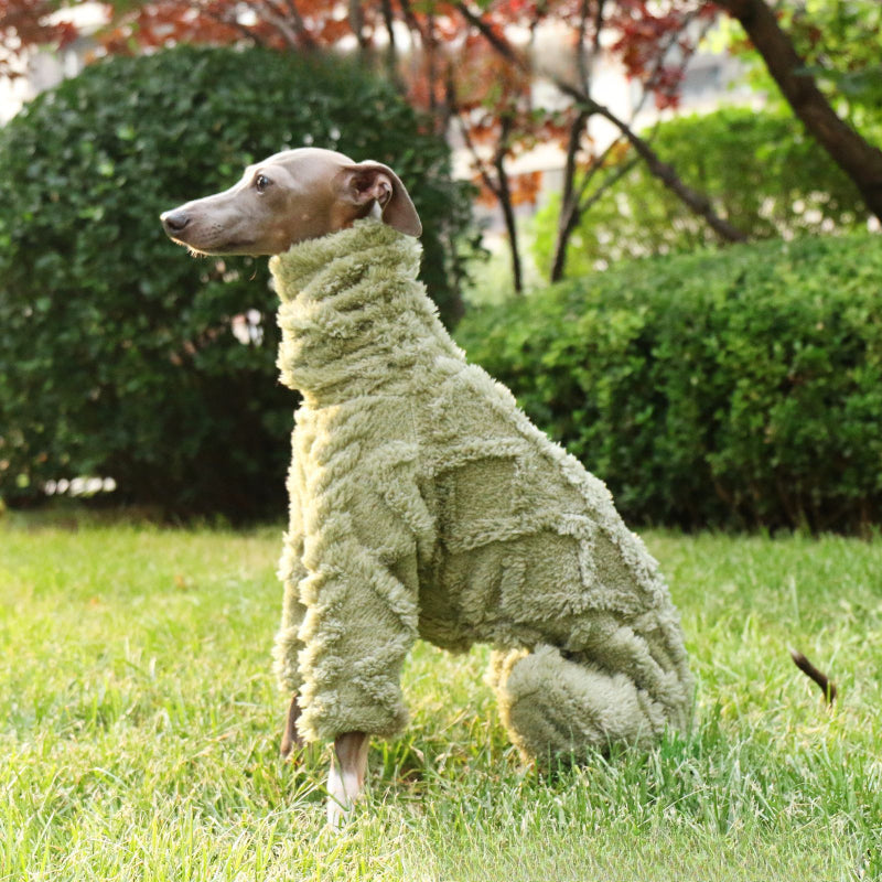 Soft and skin-friendly double-faced fleece dog sweater