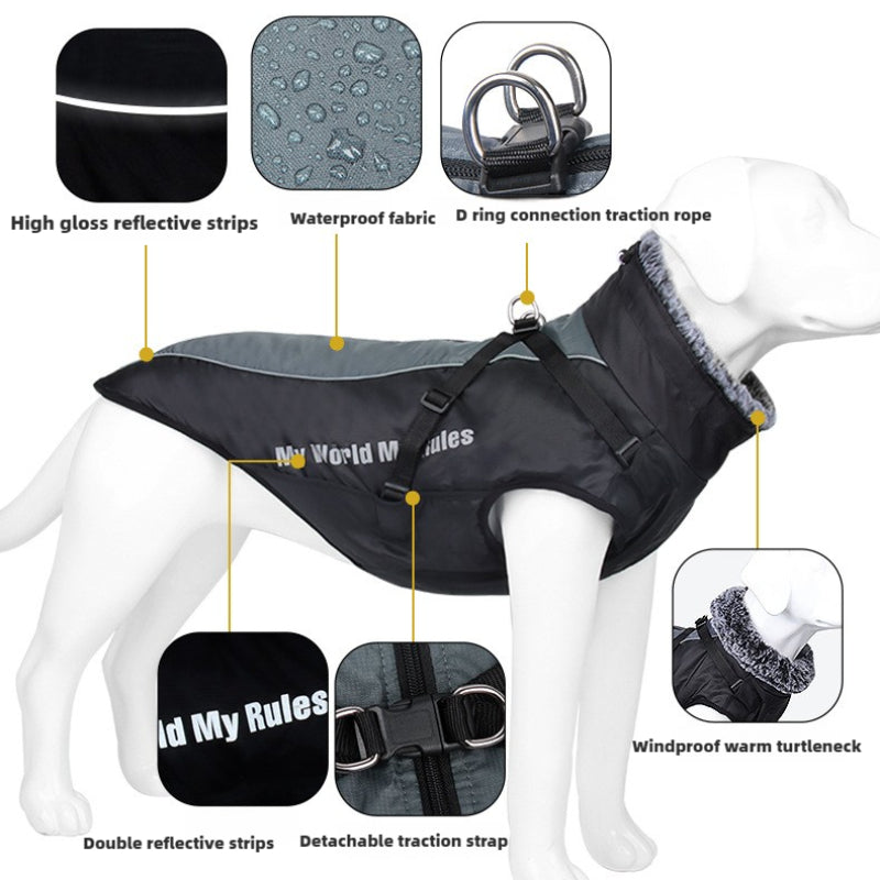 Big Dog Jacket Warm and Waterproof