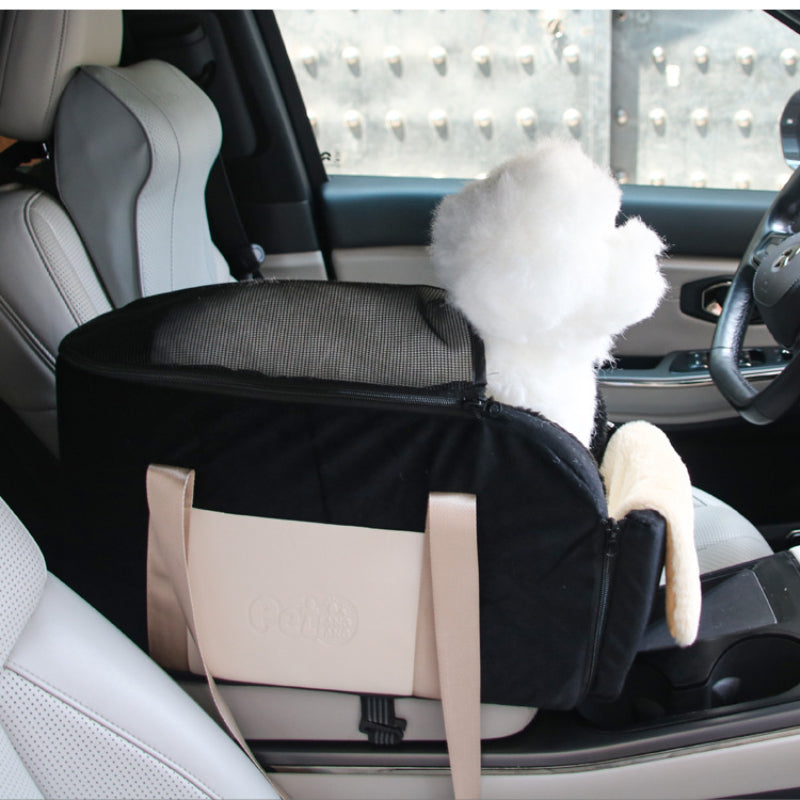 Car central control pet bag is detachable and washable