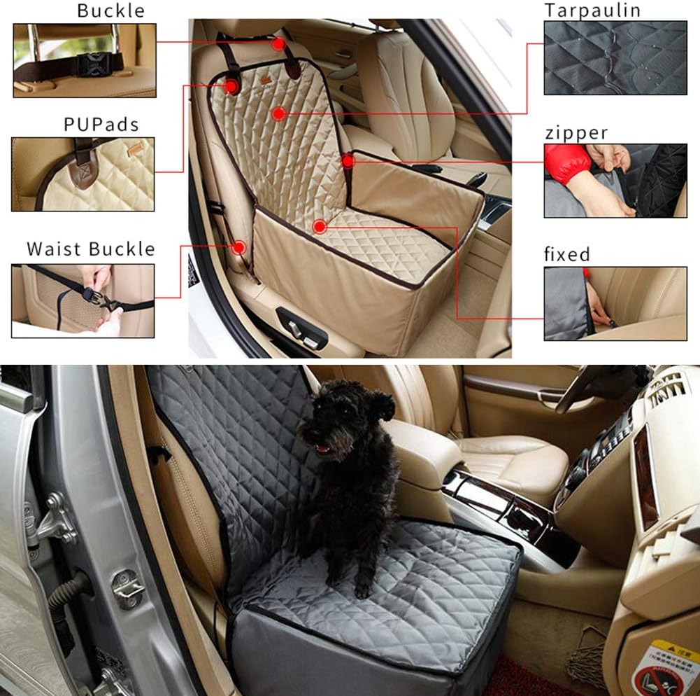 Pet car seat, front car seat cover, foldable