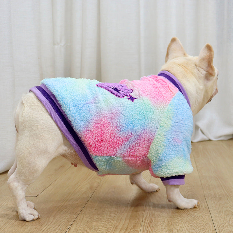 French bulldog winter padded thick coat suitable for small and medium dogs