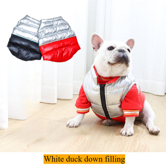 Dog-down-jacket-lightweight-and-warm-winter-clothing-French-bulldog