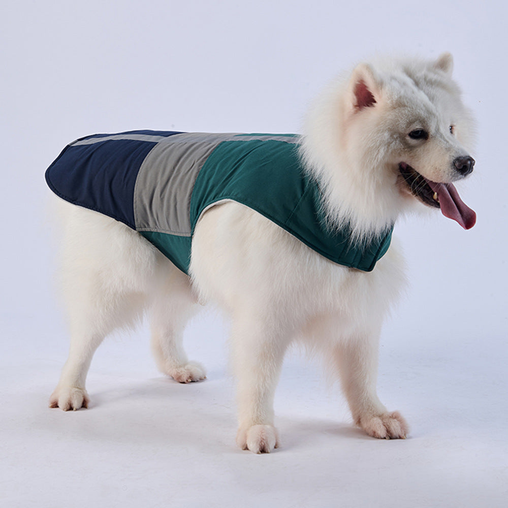 Thickened warm dog jacket suitable for medium and large dogs