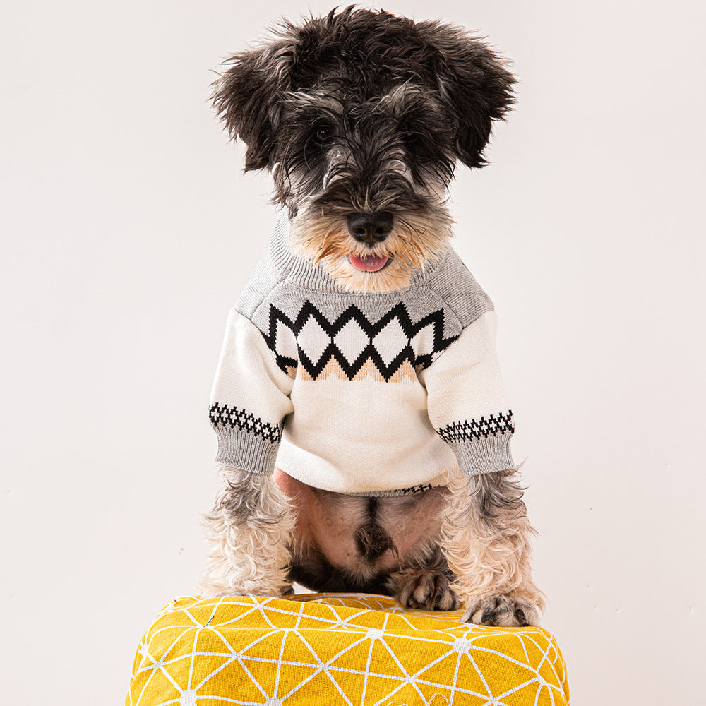 Small and Medium Dog Sweaters Schnauzer Corgi