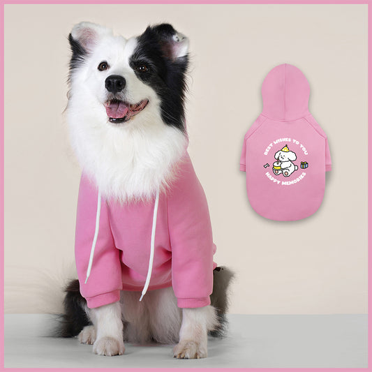 Winter fleece sweatshirt for dogs and cats