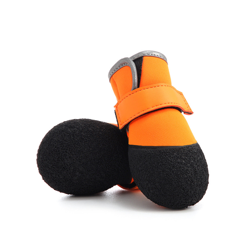 Anti-slip and waterproof dog shoes