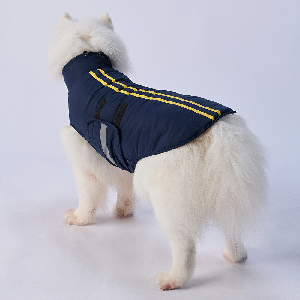 Thickened warm dog jacket suitable for medium and large dogs