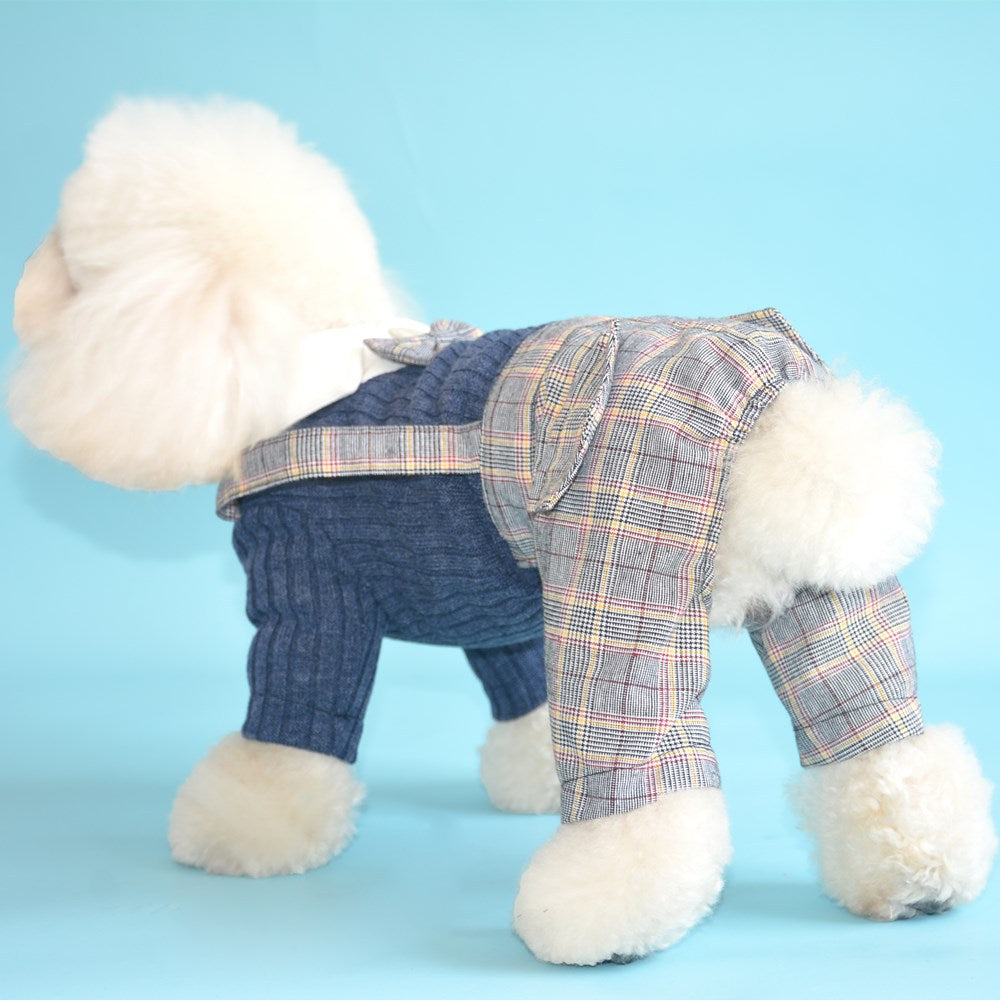 Small dog suit shirt pet four-legged clothes