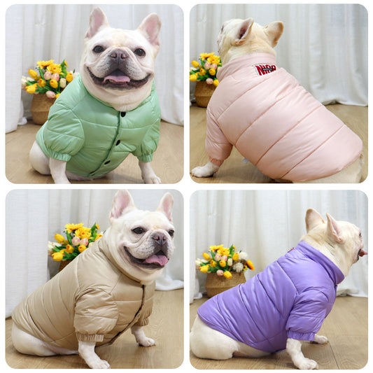 Dog winter cotton coat thick warm for small and medium dogs