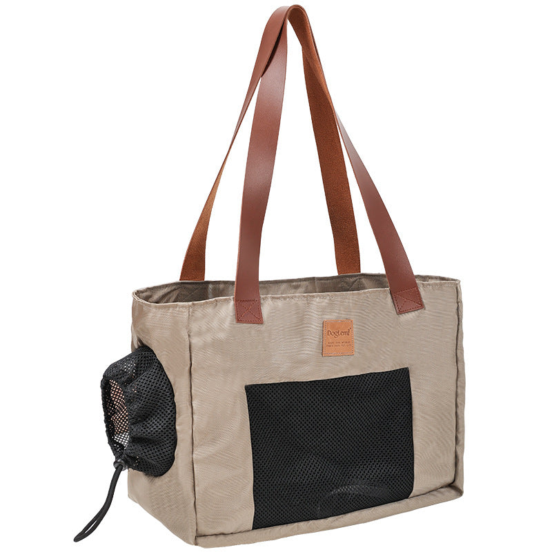 Pet shoulder bag, light and convenient, suitable for small cats and dogs