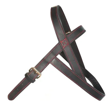 Double leather harness Saddle design Top cowhide dog harness  Durable leather traction harness for large dogs