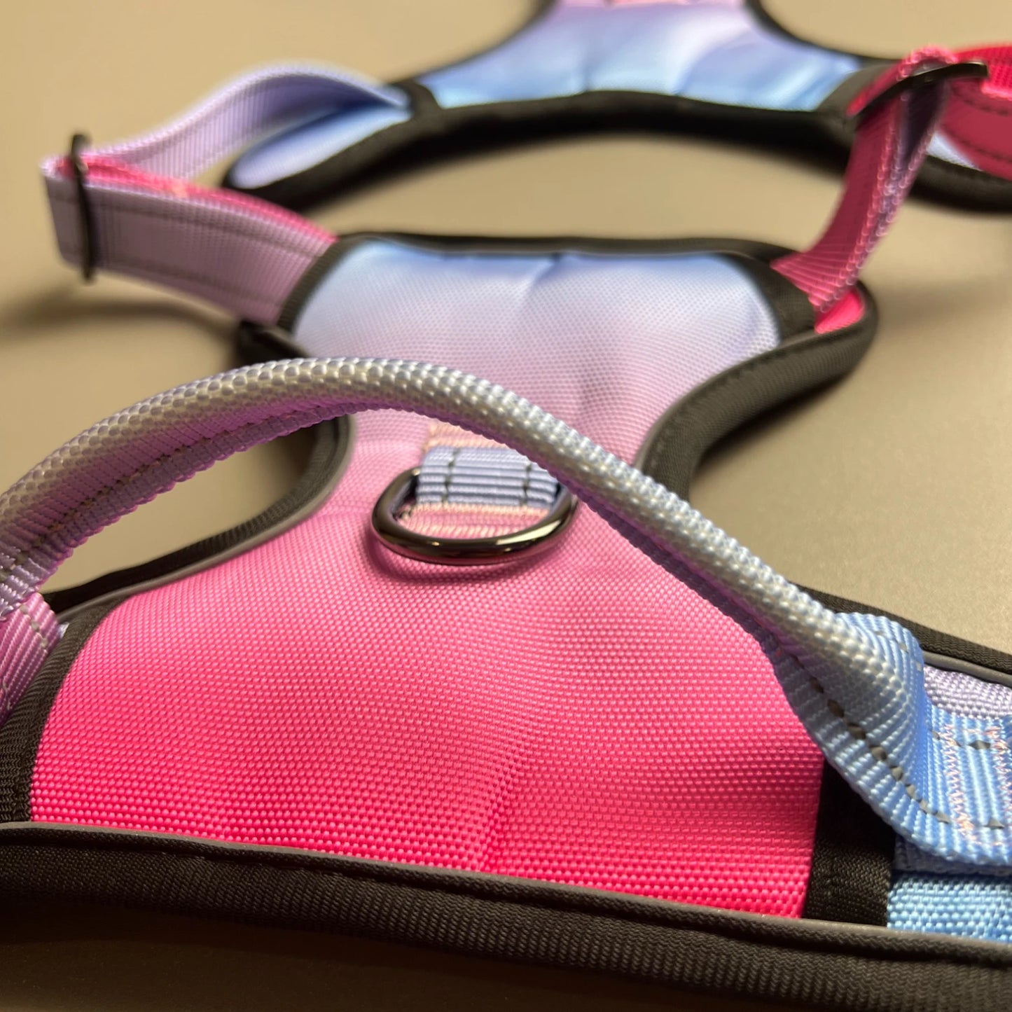 Reflective dog harness set, waterproof Oxford cloth walking rope,breathable adjustable vest style dog collar for easy on and off
