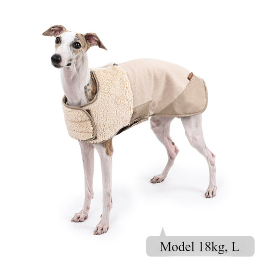 Dog Warm Jacket Adjustable Double-Sided Vest Down Cotton Jacket