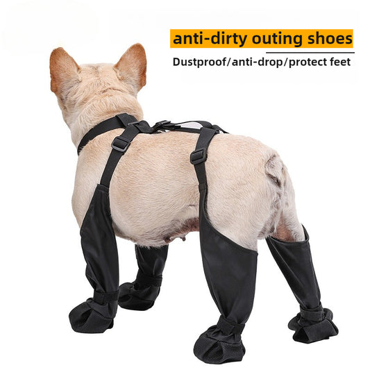 Outdoor dog walking shoes waterproof