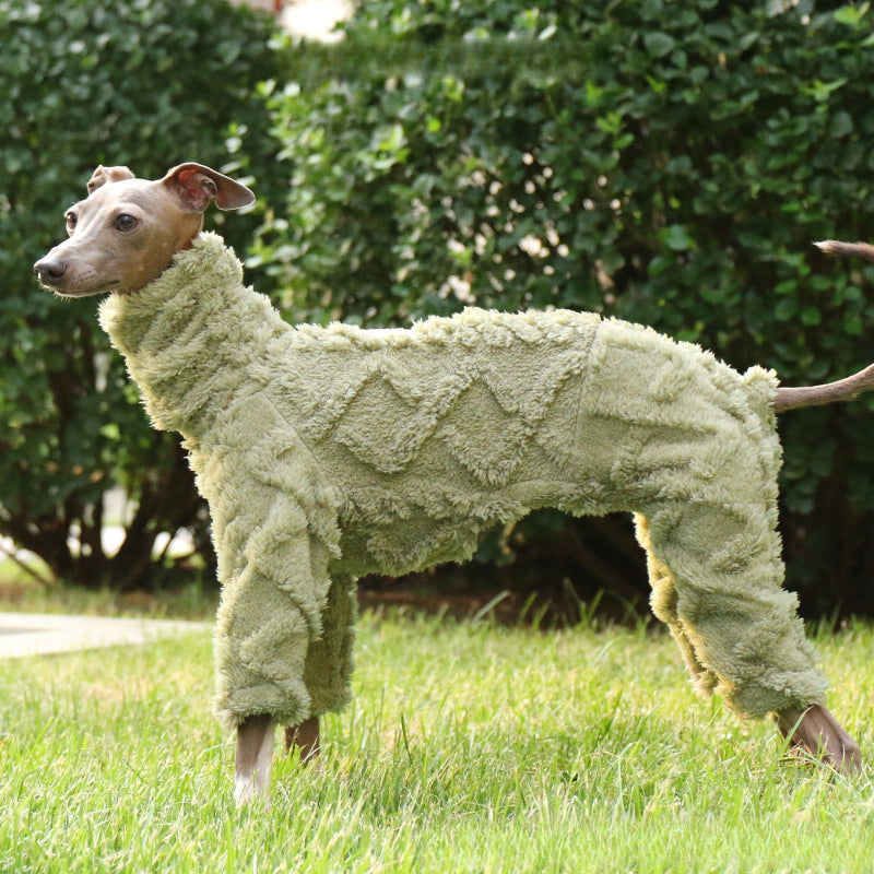 Soft and skin-friendly double-faced fleece dog sweater