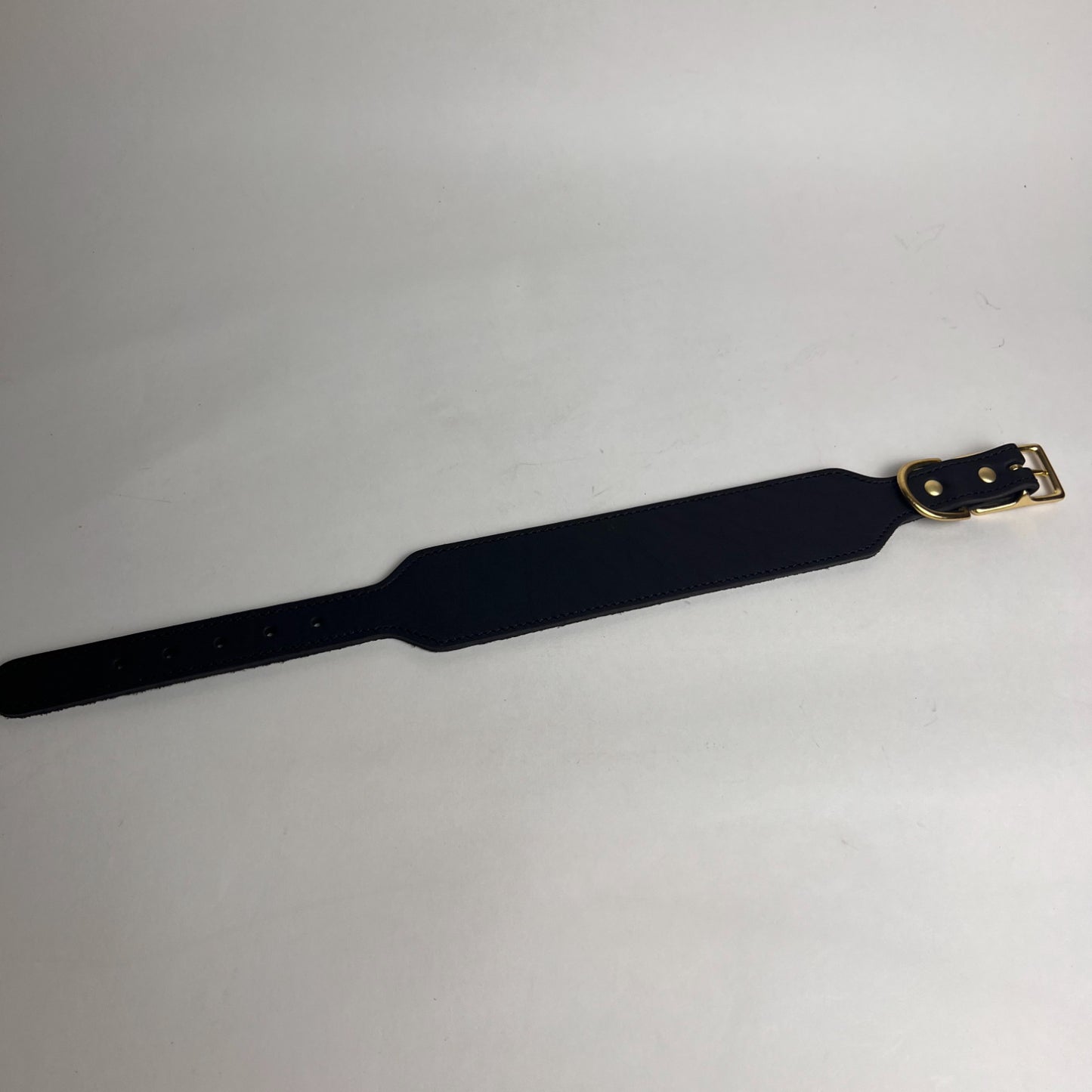 Handmade Martingale Greyhound Collar Real leather dog collar with vintage brass buckle